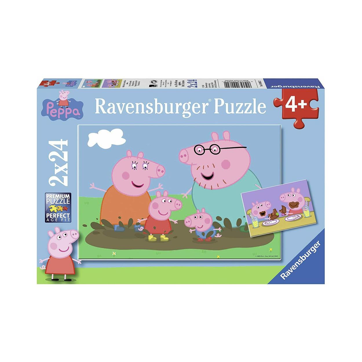 Ravensburger Puzzle: Peppa Pig (2X24pcs) (09082) Ravensburger Puzzle: Peppa Pig (2X24pcs) (09082)