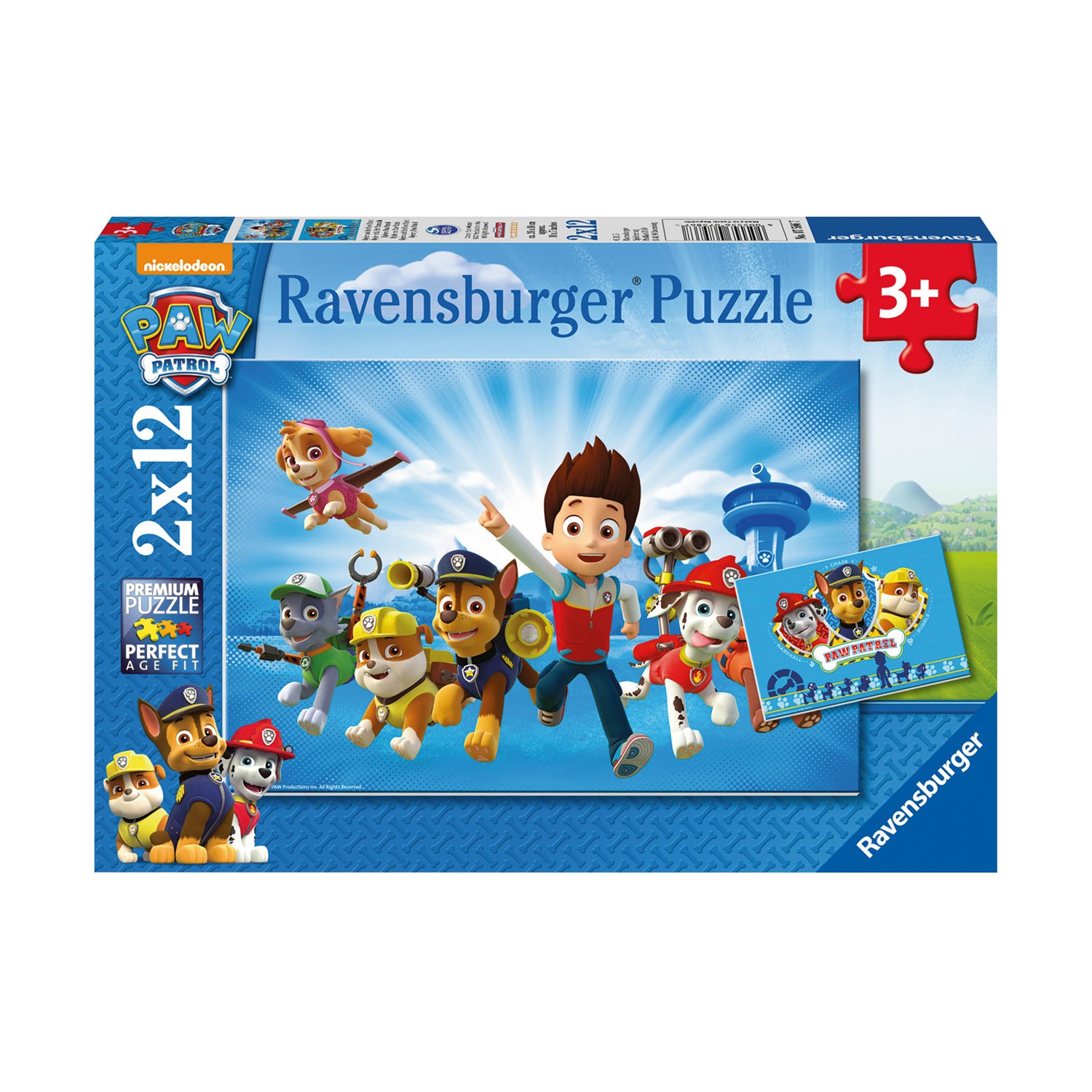 Ravensburger Puzzle: Paw Patrol - Ryder and the Paw Patrol (2x12pcs) (07586) Ravensburger Puzzle: Paw Patrol - Ryder and the Paw Patrol (2x12pcs) (07586)