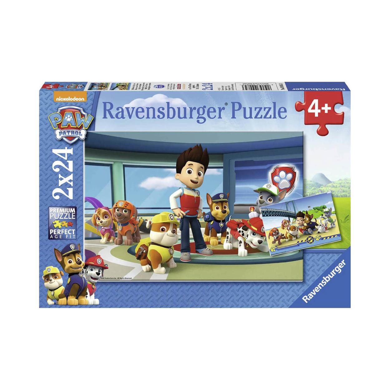 Ravensburger Puzzle: Paw Patrol (2X24pcs.) (09085) Ravensburger Puzzle: Paw Patrol (2X24pcs.) (09085)