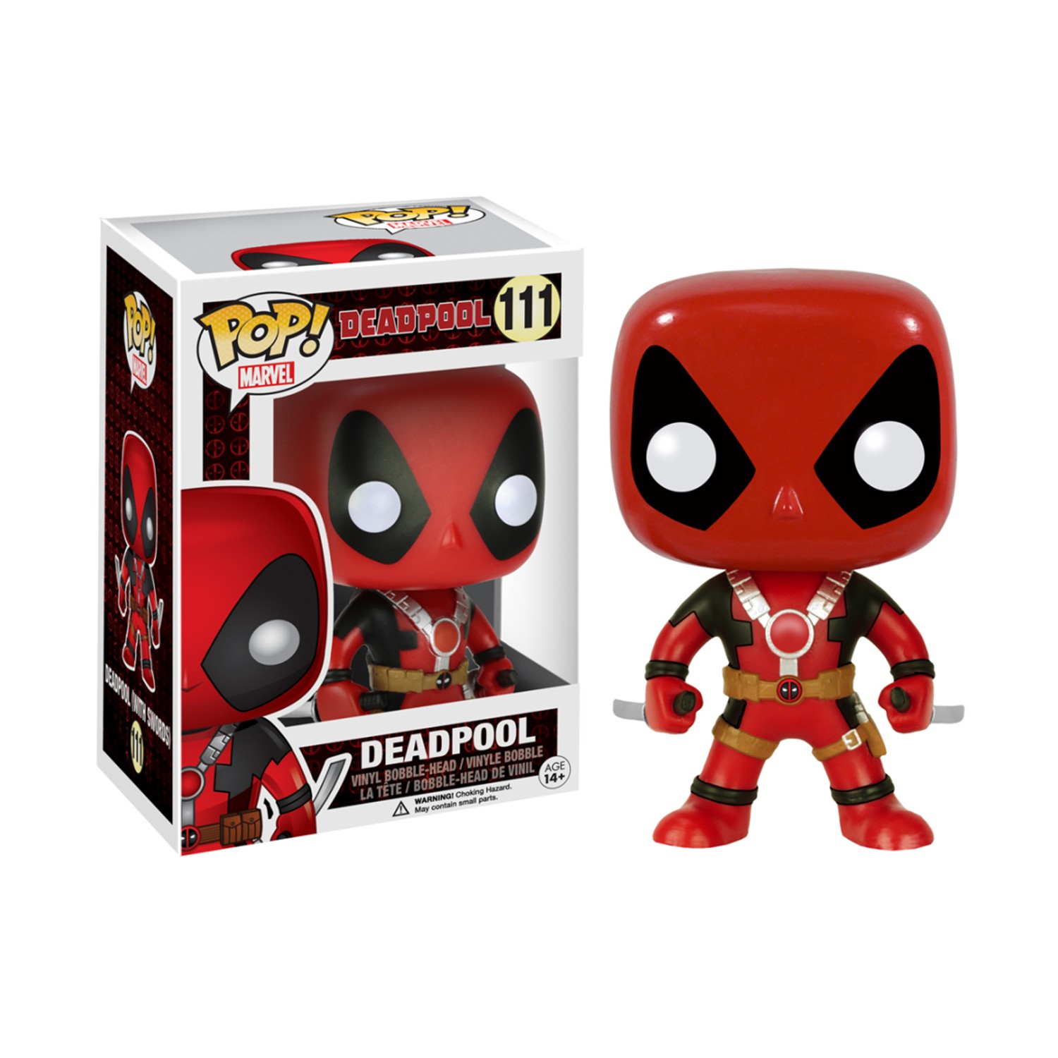 Funko Pop! Marvel: Deadpool Two Swords #111 Vinyl Bobble-Head Figure Funko Pop! Marvel: Deadpool Two Swords #111 Vinyl Bobble-Head Figure