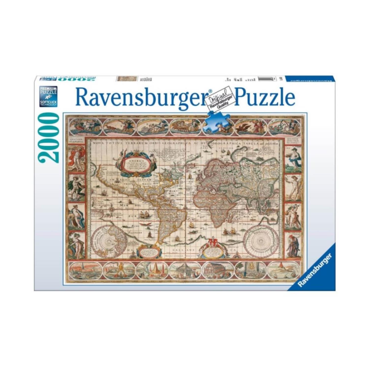 Ravensburger Puzzle: World Map from 1650 (2000pcs) (16633) Ravensburger Puzzle: World Map from 1650 (2000pcs) (16633)