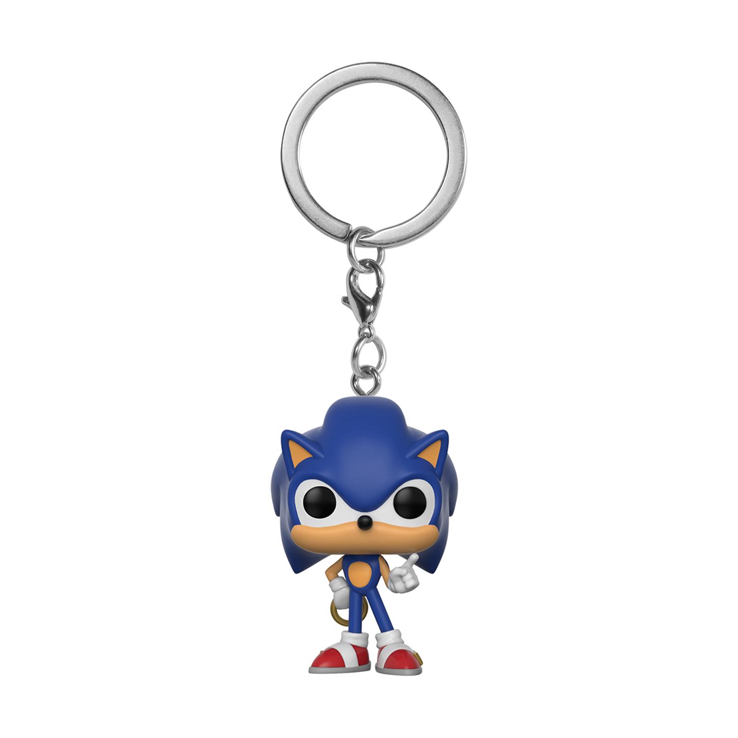 Funko Pocket Pop!: Sonic The Hedgehog - Sonic with Ring Vinyl Figure Keychain Funko Pocket Pop!: Sonic The Hedgehog - Sonic with Ring Vinyl Figure Keychain