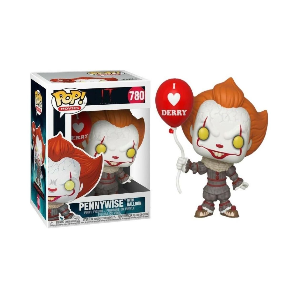 Funko Pop! Movies: It Chapter 2 - Pennywise With Balloon #780 Vinyl Figure Funko Pop! Movies: It Chapter 2 - Pennywise With Balloon #780 Vinyl Figure