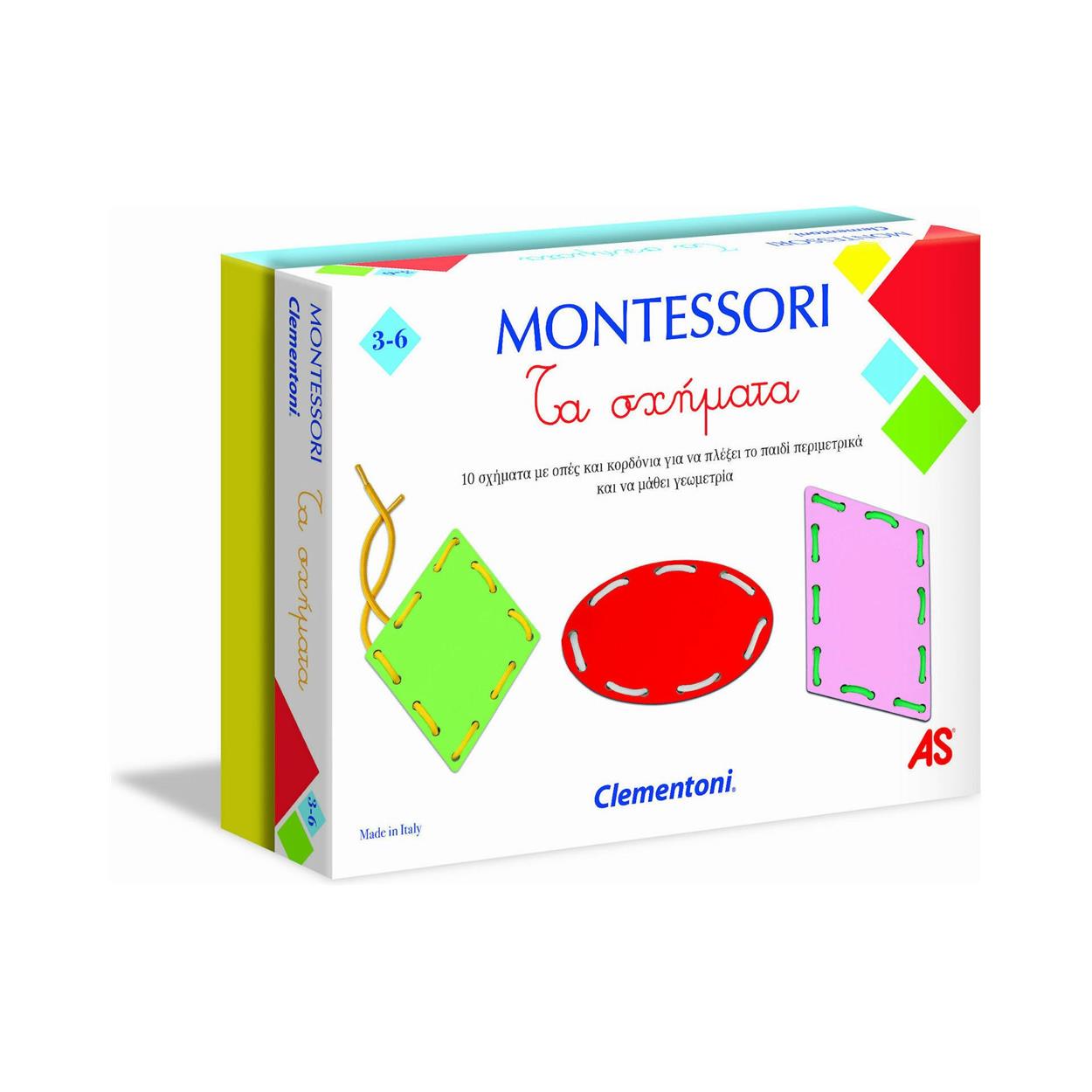 AS Clementoni Montessori - Σχήματα & Κορδόνια (1024-63223) AS Clementoni Montessori - Σχήματα & Κορδόνια (1024-63223)
