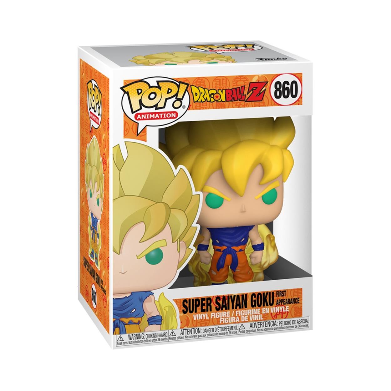 Funko Pop! Animation: Dragon Ball Z S8 - Super Saiyan Goku First Appearance #860 Vinyl Figure Funko Pop! Animation: Dragon Ball Z S8 - Super Saiyan Goku First Appearance #860 Vinyl Figure