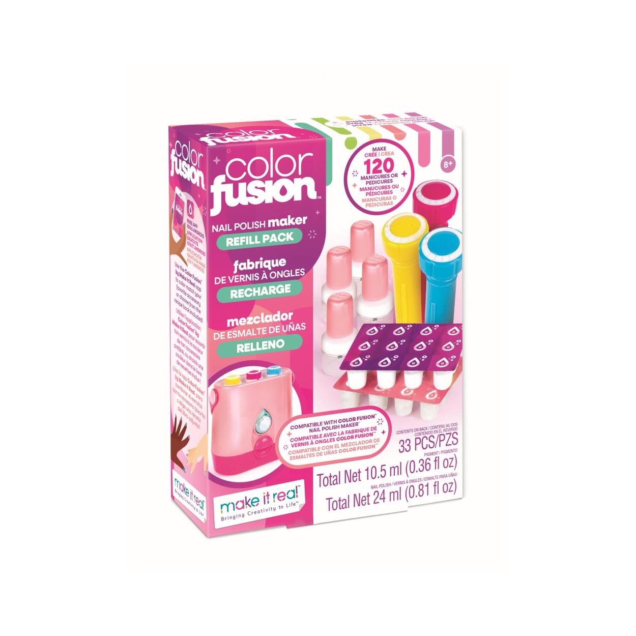 Make It Real Color Fusion: Nail Polish Maker Refill Pack (2563) Make It Real Color Fusion: Nail Polish Maker Refill Pack (2563)