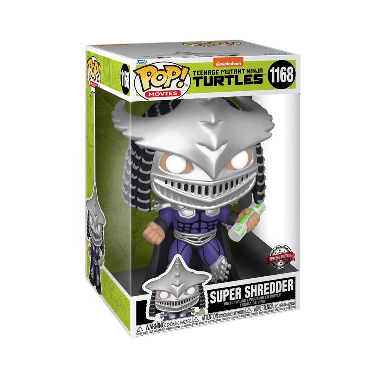 Funko Pop! Jumbo Movies: Teenage Mutant Ninja Turtles - Super Shredder (Special Edition) #1168 Vinyl Figure (10") Funko Pop! Jumbo Movies: Teenage Mutant Ninja Turtles - Super Shredder (Special Edition) #1168 Vinyl Figure (10")