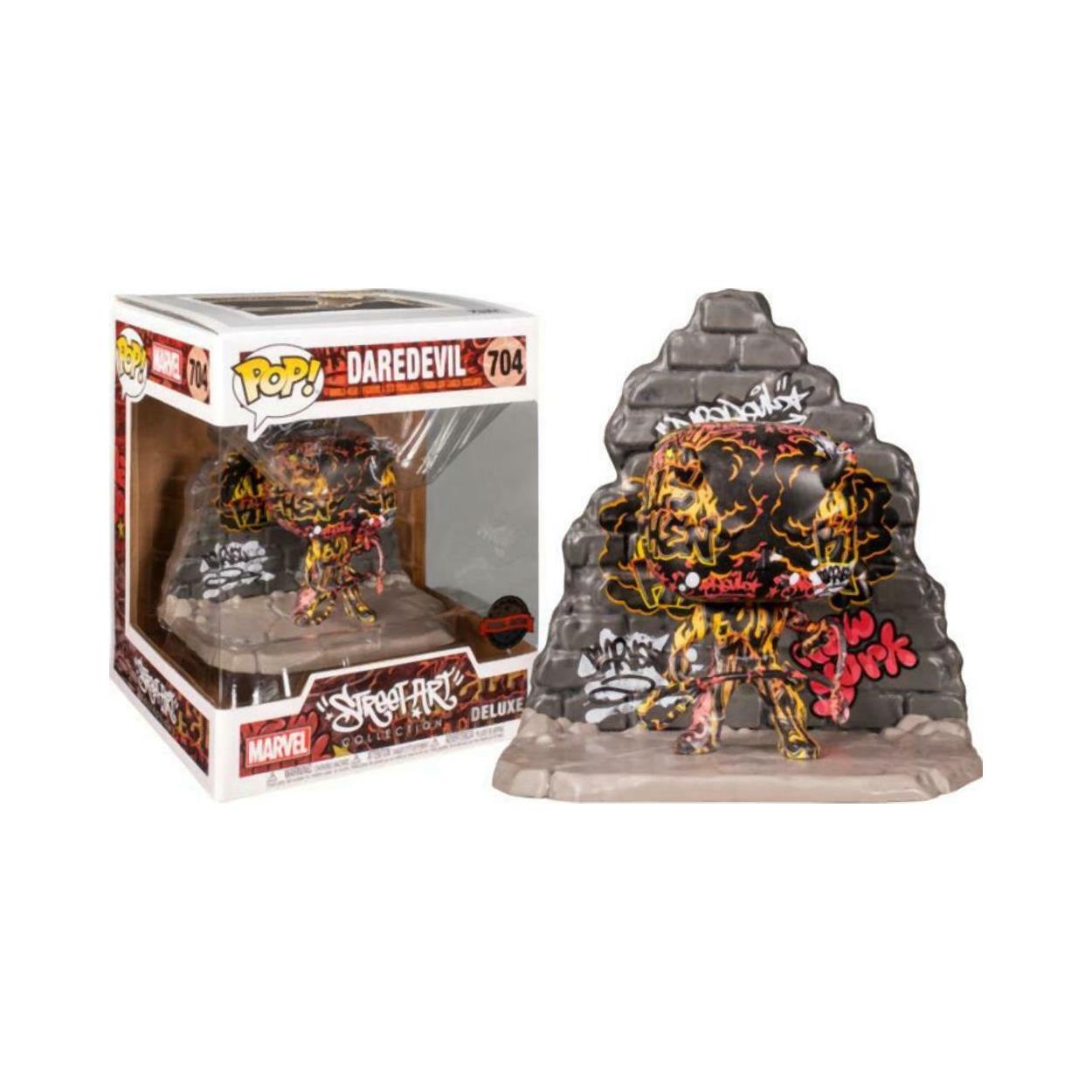 Funko Pop! Deluxe: Marvel - Daredevil (Street Art Collection) (Special Edition) #704 Bobble-Head Vinyl Figure Funko Pop! Deluxe: Marvel - Daredevil (Street Art Collection) (Special Edition) #704 Bobble-Head Vinyl Figure
