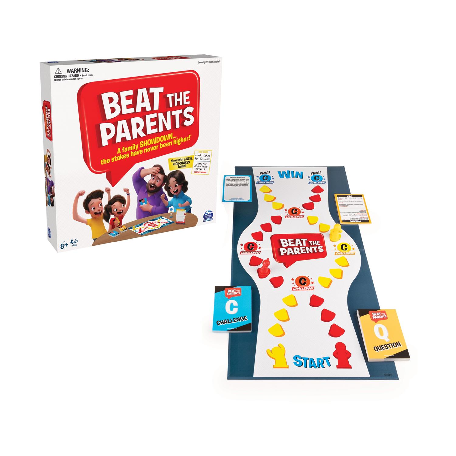 Spin Master Board Games: Beat The Parents The Bet (Greek Version) (6063771) Spin Master Board Games: Beat The Parents The Bet (Greek Version) (6063771)
