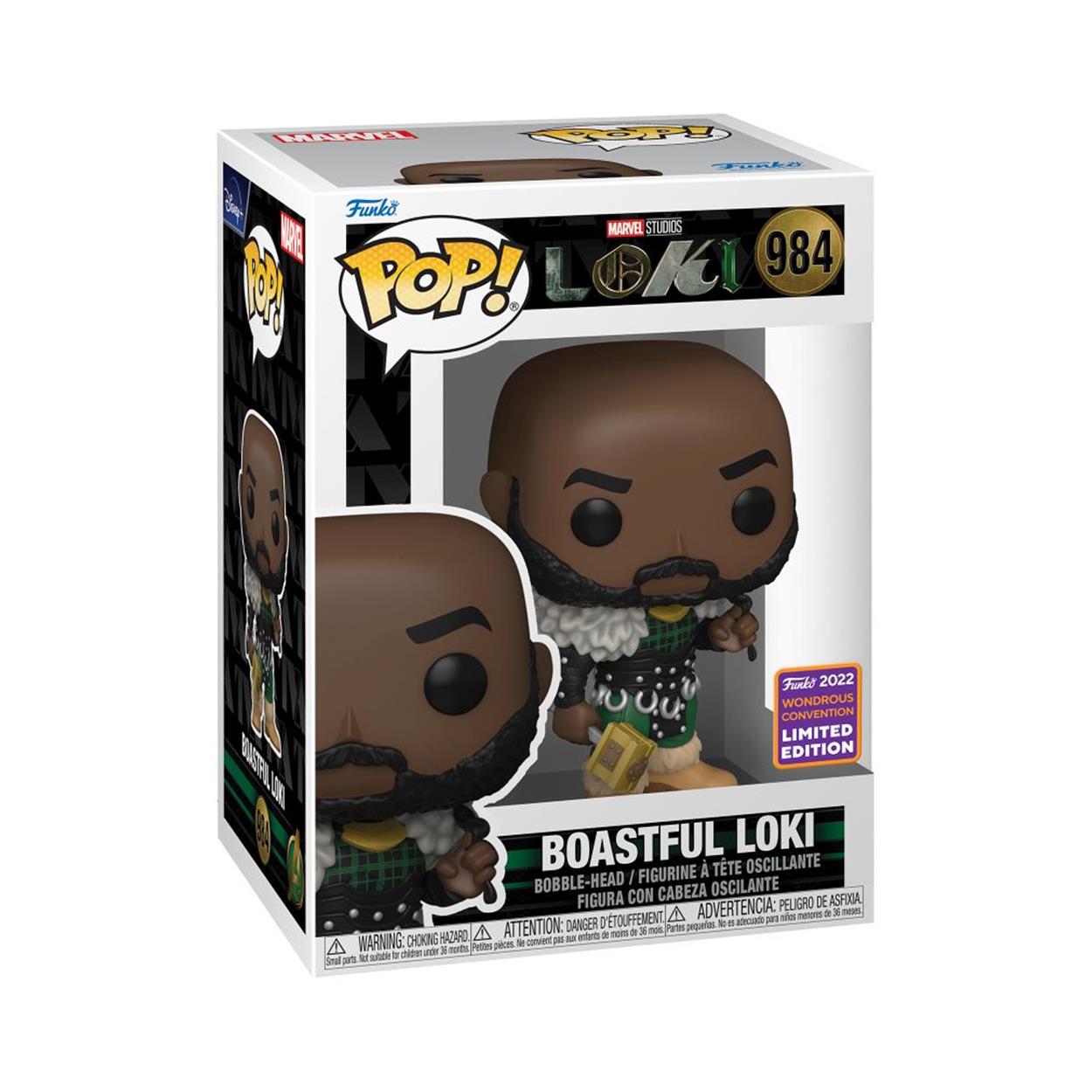 Funko Pop! Marvel: Loki - Boastful Loki (Convention Limited Edition) #984 Bobble-Head Vinyl Figure Funko Pop! Marvel: Loki - Boastful Loki (Convention Limited Edition) #984 Bobble-Head Vinyl Figure