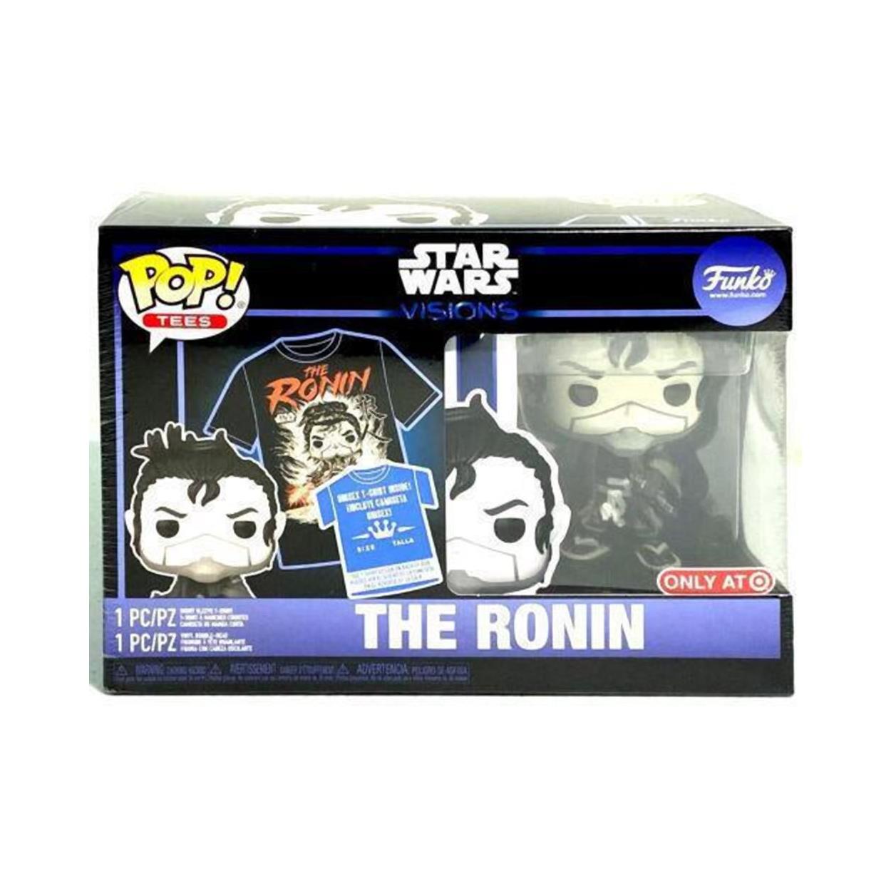 Funko Pop! & Tee (Adult): Disney Star Wars Visions - The Ronin (Special Edition) Bobble-Head Vinyl Figure and T-Shirt (M) Funko Pop! & Tee (Adult): Disney Star Wars Visions - The Ronin (Special Edition) Bobble-Head Vinyl Figure and T-Shirt (M)