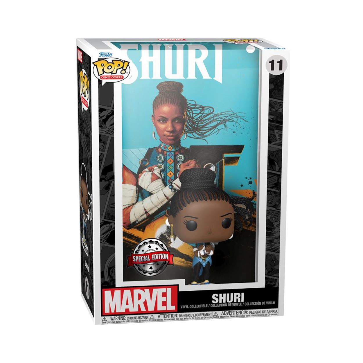 Funko Pop! Comic Covers Marvel: Black Panther - Shuri (Special Edition) #11 Vinyl Figure Funko Pop! Comic Covers Marvel: Black Panther - Shuri (Special Edition) #11 Vinyl Figure