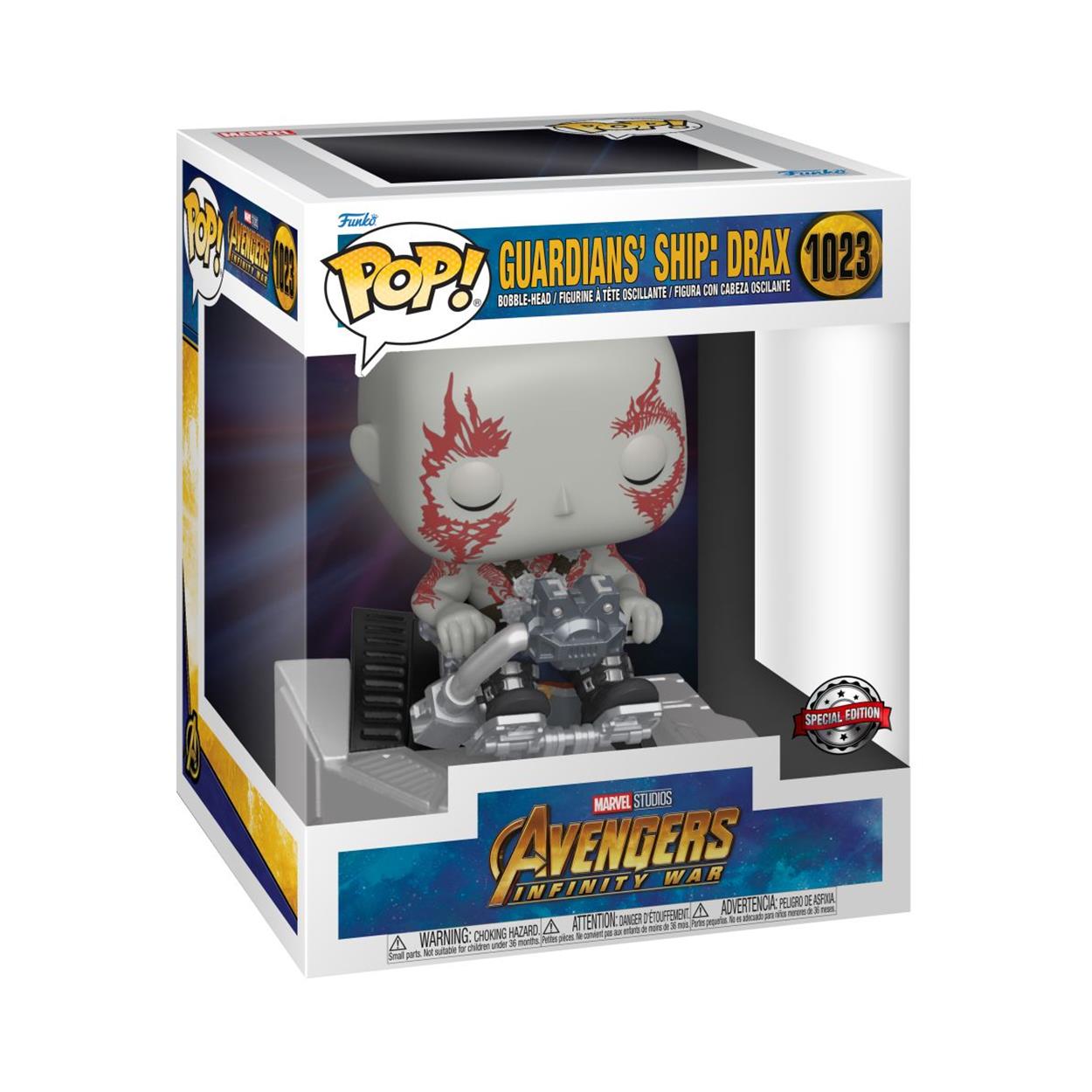 Funko Pop! Marvel Deluxe: Avengers Infinity War - Guardians' Ship: Drax (Special Edition) #1023 Bobble-Head Vinyl Figure Funko Pop! Marvel Deluxe: Avengers Infinity War - Guardians' Ship: Drax (Special Edition) #1023 Bobble-Head Vinyl Figure