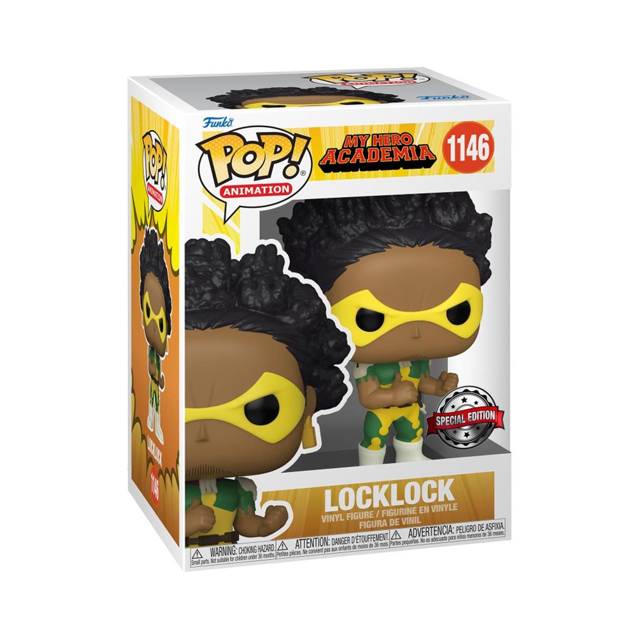 Funko Pop! Animation: My Hero Academia S9 - Locklock (Special Edition) #1146 Vinyl Figure Funko Pop! Animation: My Hero Academia S9 - Locklock (Special Edition) #1146 Vinyl Figure