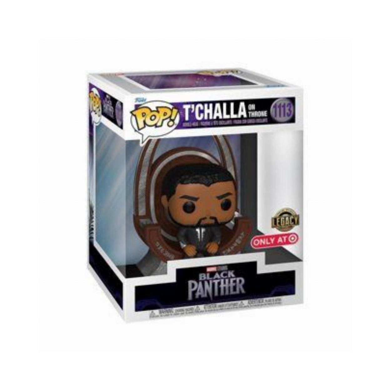 Funko Pop! Deluxe Marvel: Black Panther Legacy S1 - T’Challa on Throne (Special Edition) #1113 Vinyl Figure Funko Pop! Deluxe Marvel: Black Panther Legacy S1 - T’Challa on Throne (Special Edition) #1113 Vinyl Figure
