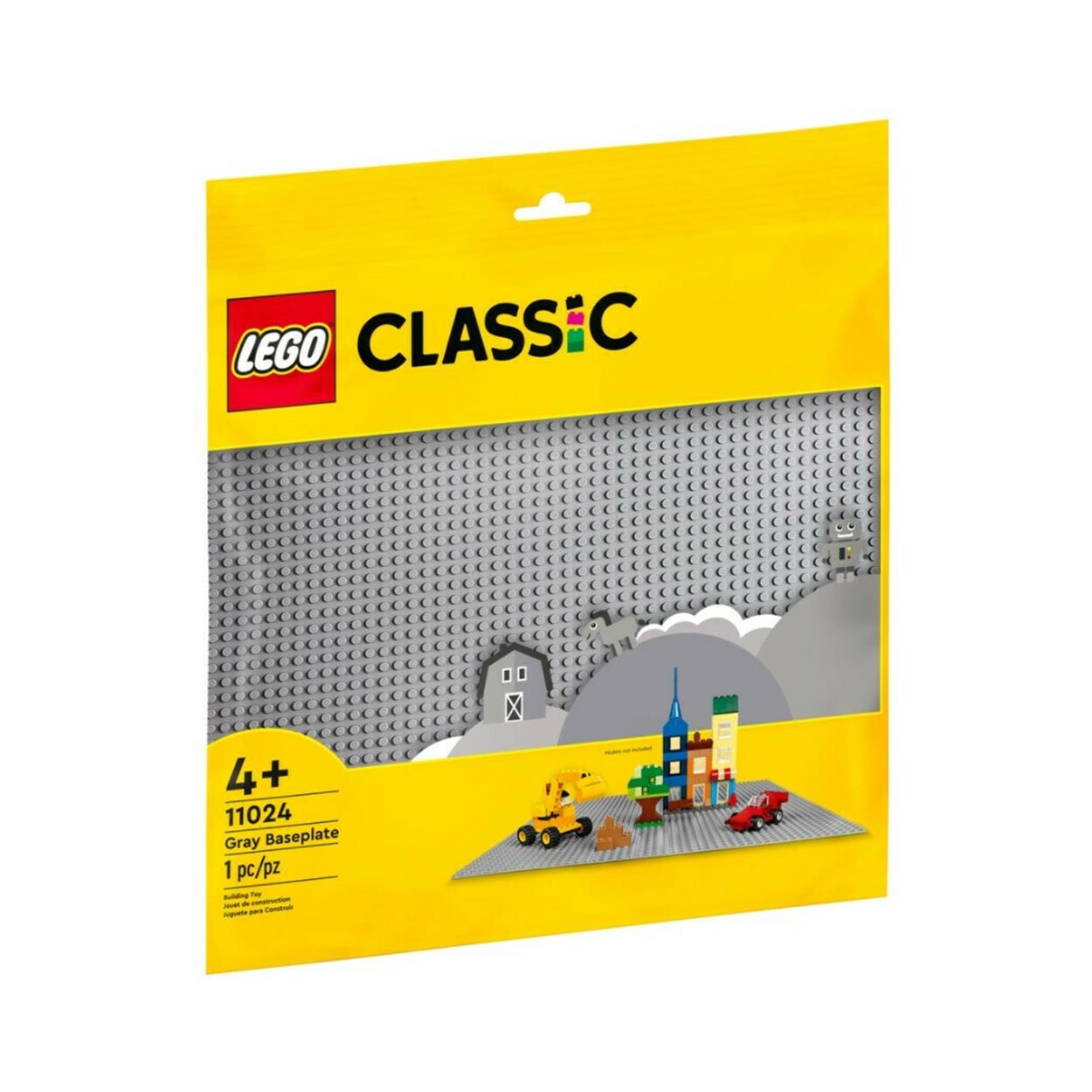 LEGO Classic: Gray Baseplate (11024) LEGO Classic: Gray Baseplate (11024)