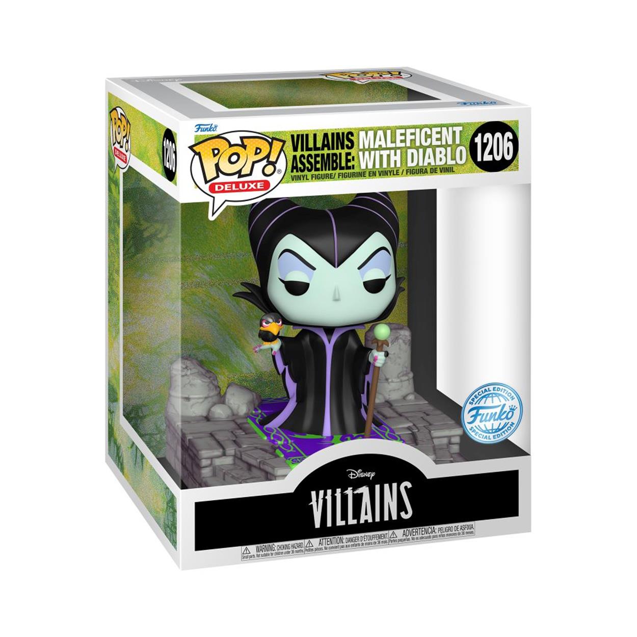 Funko Pop! Deluxe: Disney Villains - Assemble Maleficent with Diablo (Special Edition) #1206 Vinyl Figure Funko Pop! Deluxe: Disney Villains - Assemble Maleficent with Diablo (Special Edition) #1206 Vinyl Figure