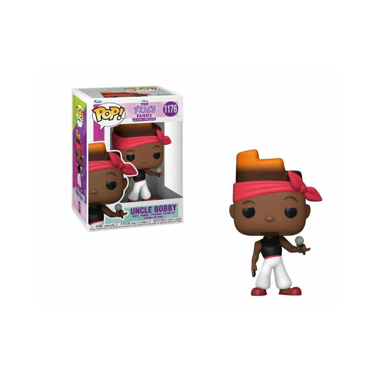 Funko Pop! Disney: The Proud Family S1 - Uncle Bobby #1176 Vinyl Figure Funko Pop! Disney: The Proud Family S1 - Uncle Bobby #1176 Vinyl Figure