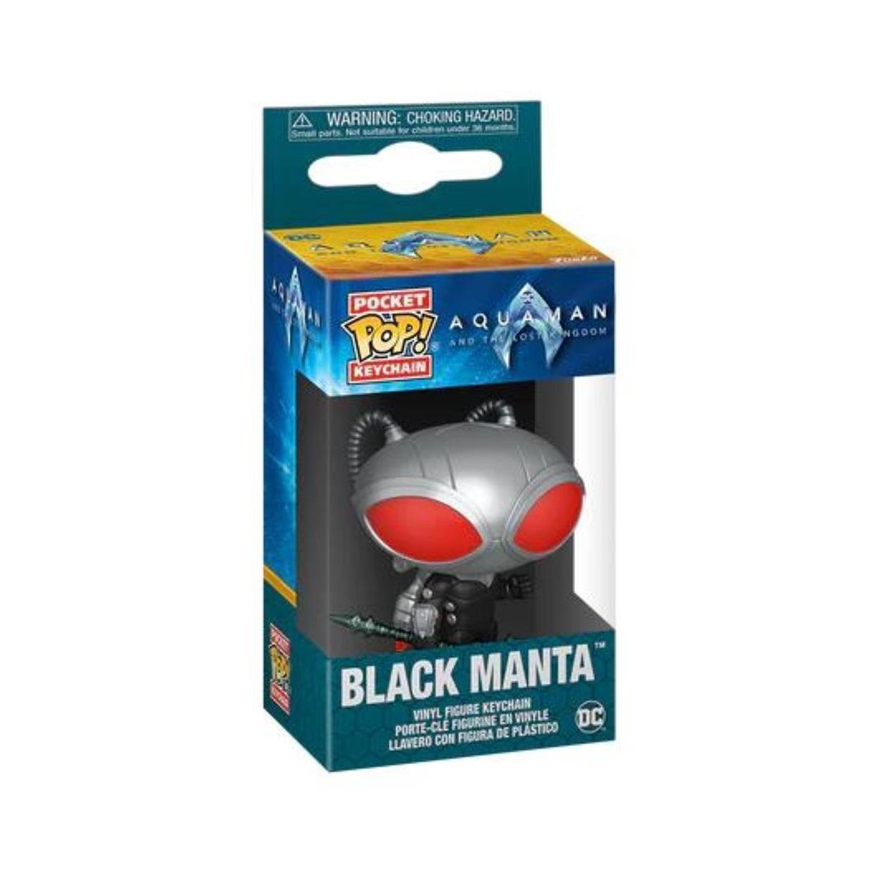Funko Pocket Pop! DC: Aquaman and the Lost Kingdom - Black Manta Vinyl Figure Keychain Funko Pocket Pop! DC: Aquaman and the Lost Kingdom - Black Manta Vinyl Figure Keychain