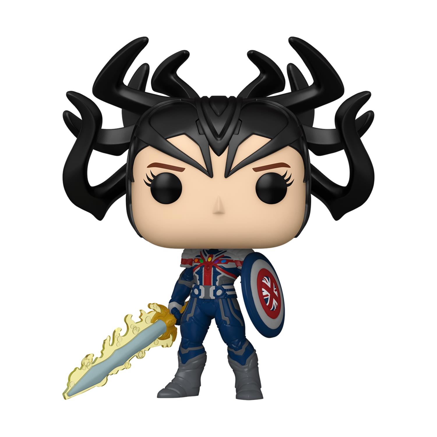 Funko Pop! Marvel: What If...? - Infinity Captain Carter #1464 Bobble-Head Vinyl Figure Funko Pop! Marvel: What If...? - Infinity Captain Carter #1464 Bobble-Head Vinyl Figure