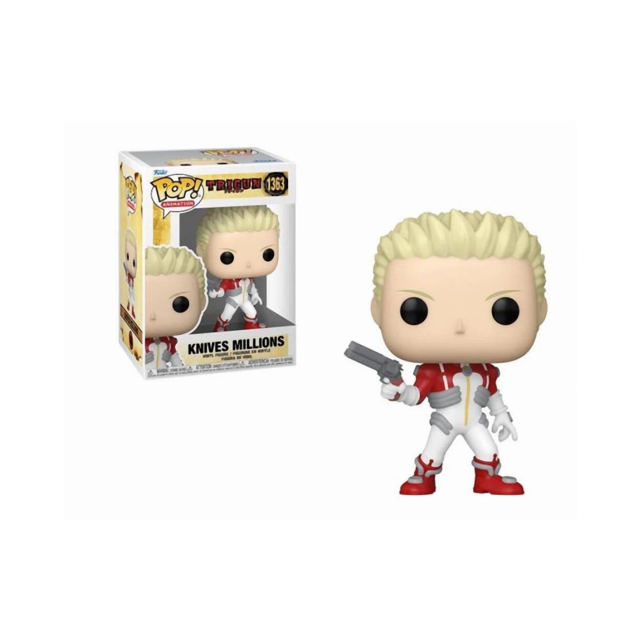 Funko Pop! Animation: Trigun S1 - Knives Millions #1363 Vinyl Figure Funko Pop! Animation: Trigun S1 - Knives Millions #1363 Vinyl Figure