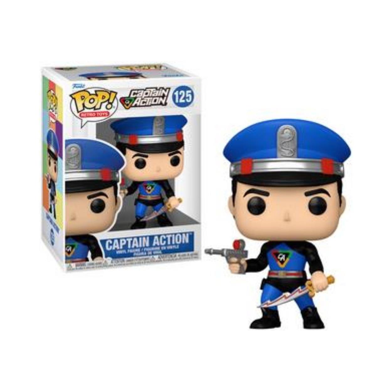 Funko Pop! Retro Toys: Captain Action - Captain Action #125 Vinyl Figure Funko Pop! Retro Toys: Captain Action - Captain Action #125 Vinyl Figure