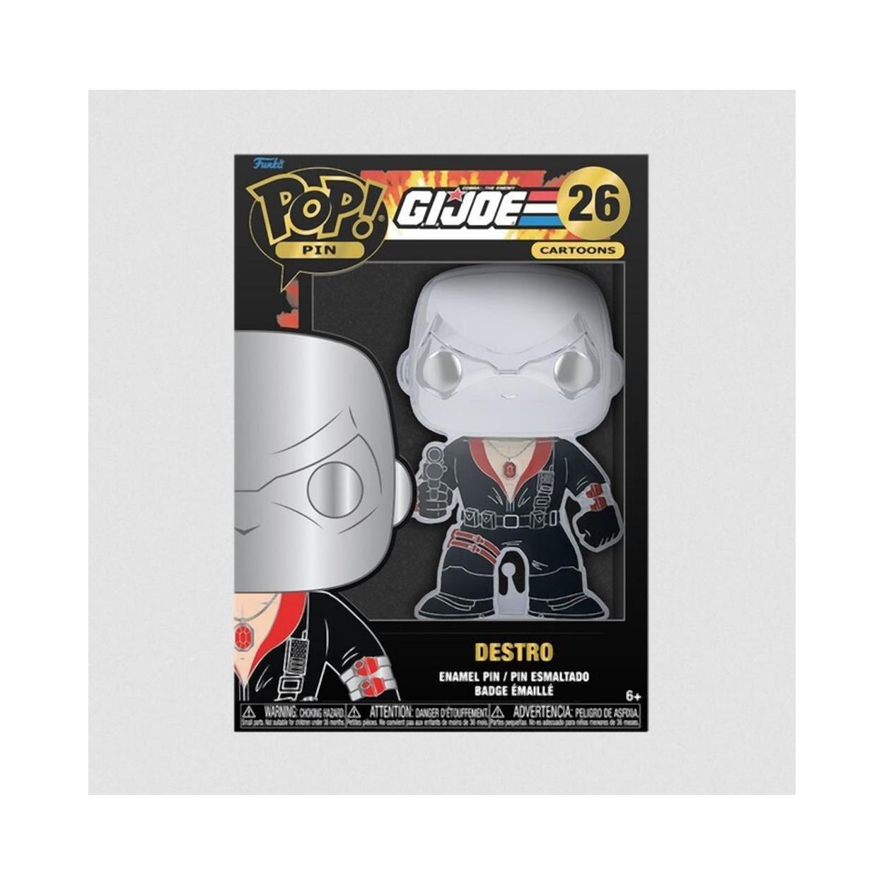 Funko Pop! Cartoons Pin: GI Joe - Destro #26 Large Enamel Pin (GIJPP0003) Funko Pop! Cartoons Pin: GI Joe - Destro #26 Large Enamel Pin (GIJPP0003)