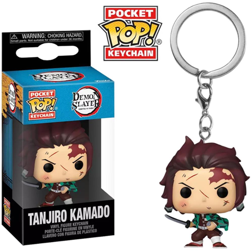Funko Pocket Pop!: Demon Slayer S2 - Tanjiro Kamado (Bloody) Vinyl Figure Keychain Funko Pocket Pop!: Demon Slayer S2 - Tanjiro Kamado (Bloody) Vinyl Figure Keychain
