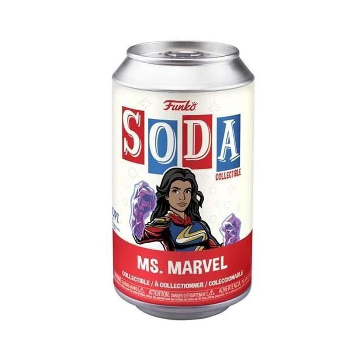 Funko Pop! Vinyl Soda: The Marvels - Ms. Marvel* Collectible Funko Pop! Vinyl Soda: The Marvels - Ms. Marvel* Collectible