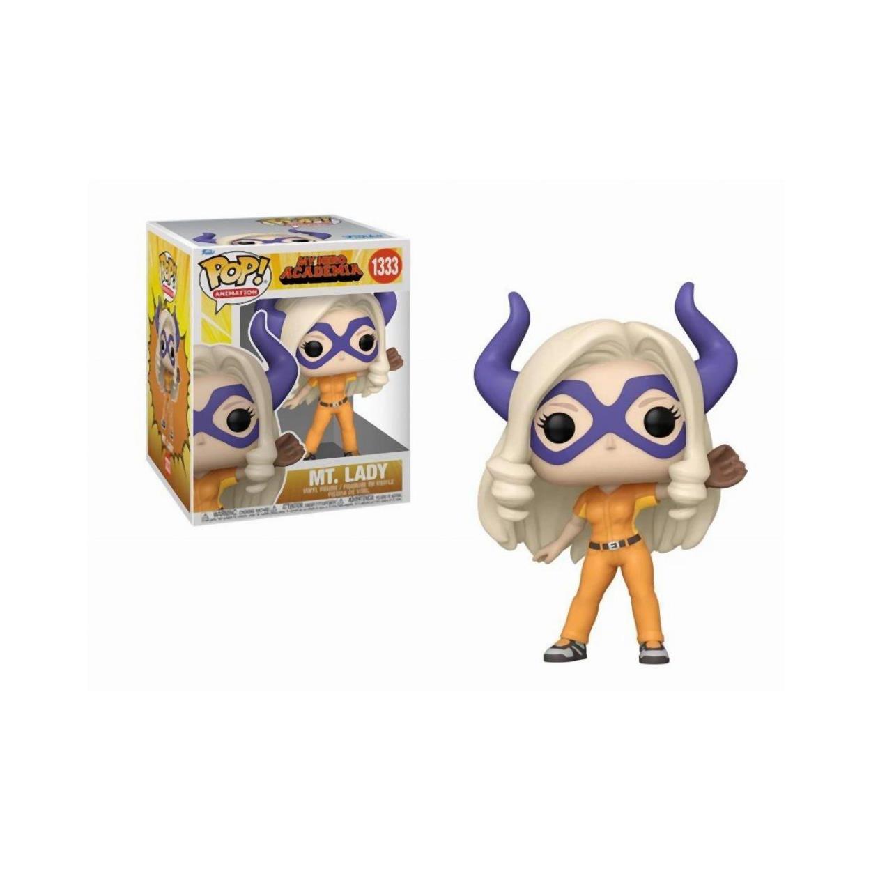 Funko Pop! Super Animation: My Hero Academia - Mt. Lady (Baseball) #1333 Vinyl Figure (6") Funko Pop! Super Animation: My Hero Academia - Mt. Lady (Baseball) #1333 Vinyl Figure (6")