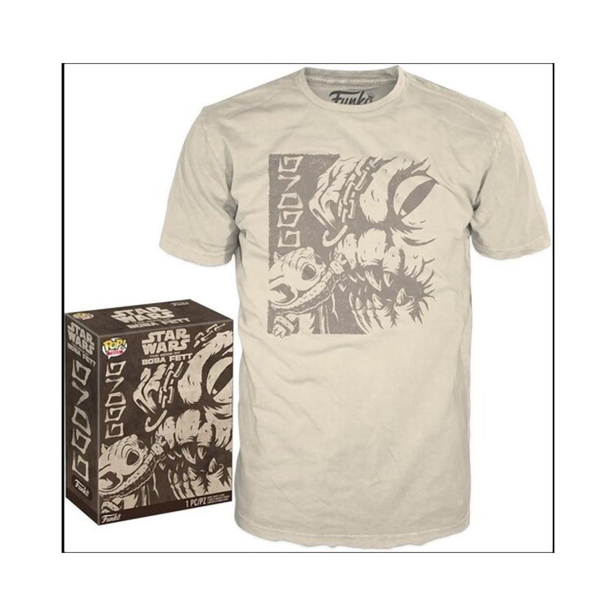 Funko Boxed Tee: Disney Star Wars The Book of Boba Fett - Grogu with Rancor T-Shirt (S) Funko Boxed Tee: Disney Star Wars The Book of Boba Fett - Grogu with Rancor T-Shirt (S)