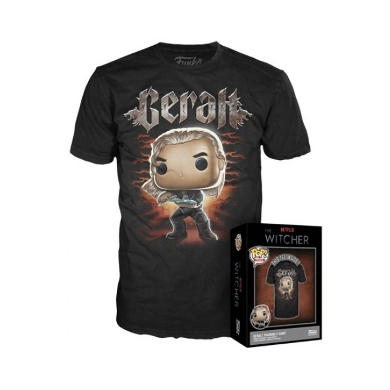 Funko Boxed Tees: The Witcher - Geralt Training (M) Funko Boxed Tees: The Witcher - Geralt Training (M)
