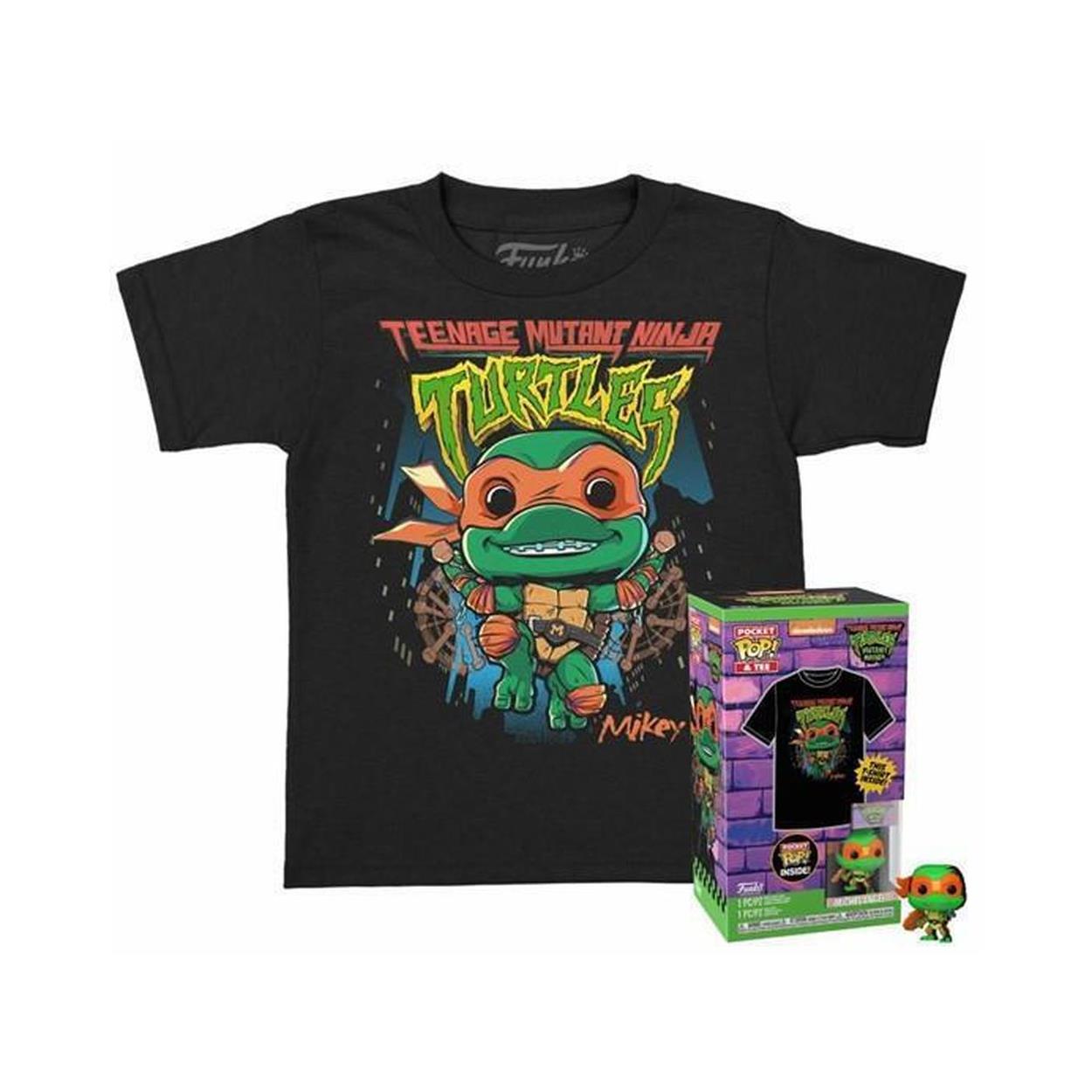 Funko Pocket Pop! & Tee (Child): Teenage Mutant Ninja Turtles Mutant Mayhem - Michelangelo Vinyl Figure and T-Shirt (L) Funko Pocket Pop! & Tee (Child): Teenage Mutant Ninja Turtles Mutant Mayhem - Michelangelo Vinyl Figure and T-Shirt (L)