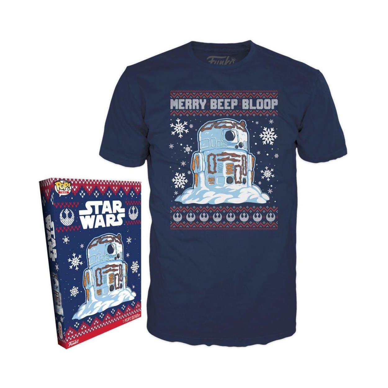 Funko Boxed Tees: Disney Star Wars Holiday - R2-D2 Snowman (M) Funko Boxed Tees: Disney Star Wars Holiday - R2-D2 Snowman (M)