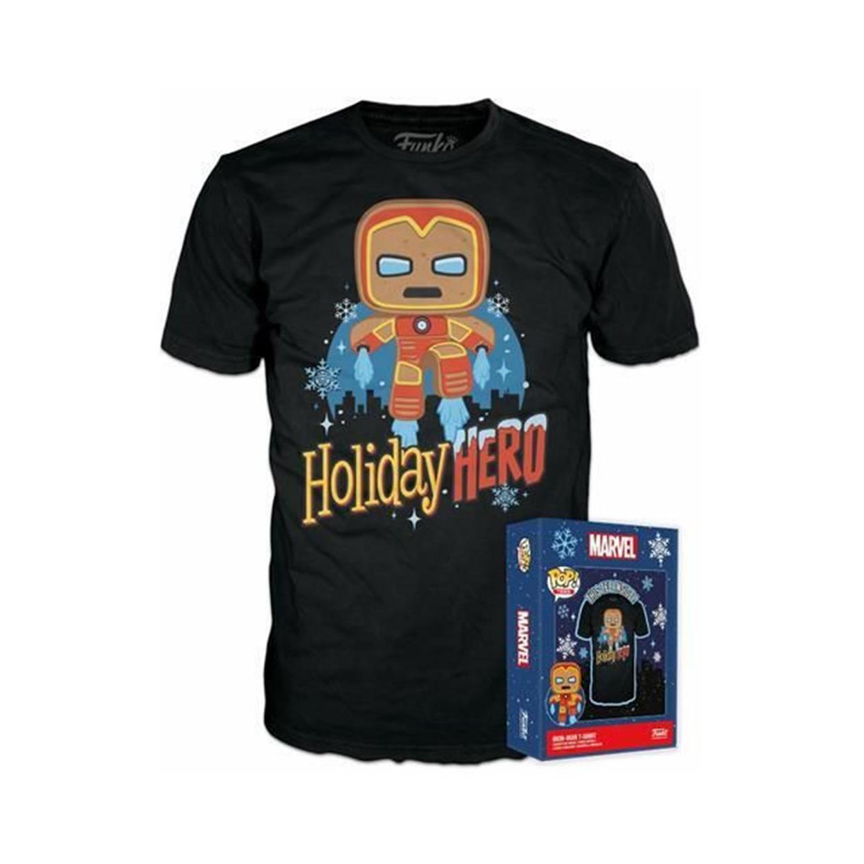 Funko Boxed Tee: Marvel - Gingerbread Iron Man (S) Funko Boxed Tee: Marvel - Gingerbread Iron Man (S)