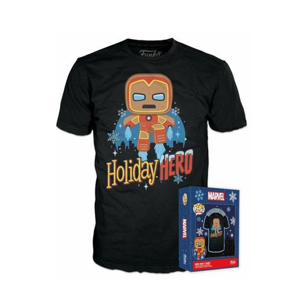 Funko Boxed Tee: Marvel - Gingerbread Iron Man (L) Funko Boxed Tee: Marvel - Gingerbread Iron Man (L)