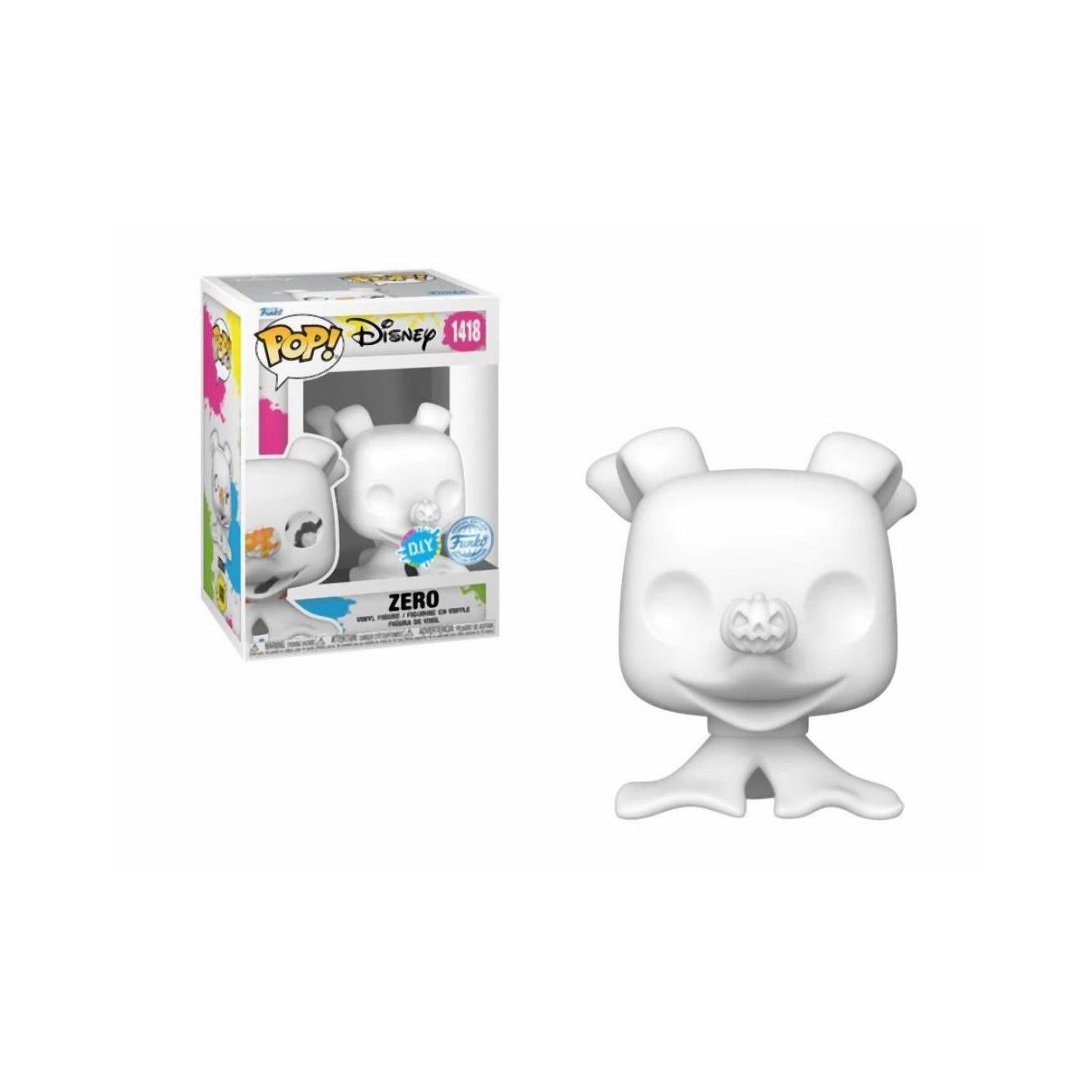 Funko Pop! Disney: The Nightmare Before Christmas - Zero (DIY) (White) (Special Edition) #1418 Vinyl Figure Funko Pop! Disney: The Nightmare Before Christmas - Zero (DIY) (White) (Special Edition) #1418 Vinyl Figure