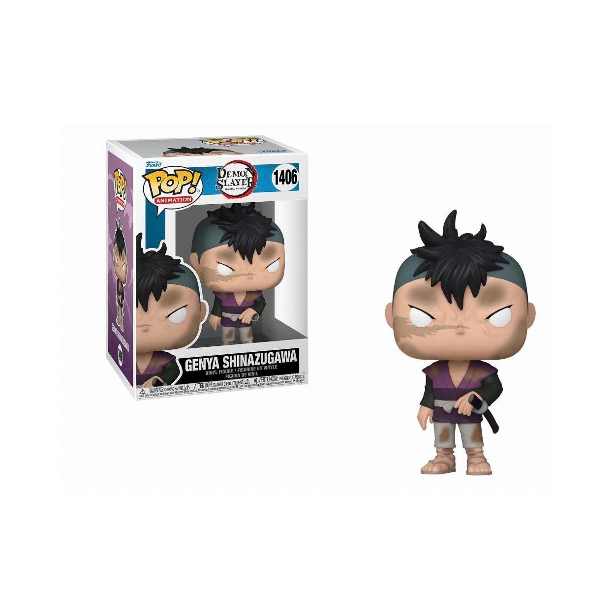 Funko Pop! Animation: Demon Slayer Kimetsu no Yaiba - Genya Shinazugawa #1406 Vinyl Figure Funko Pop! Animation: Demon Slayer Kimetsu no Yaiba - Genya Shinazugawa #1406 Vinyl Figure