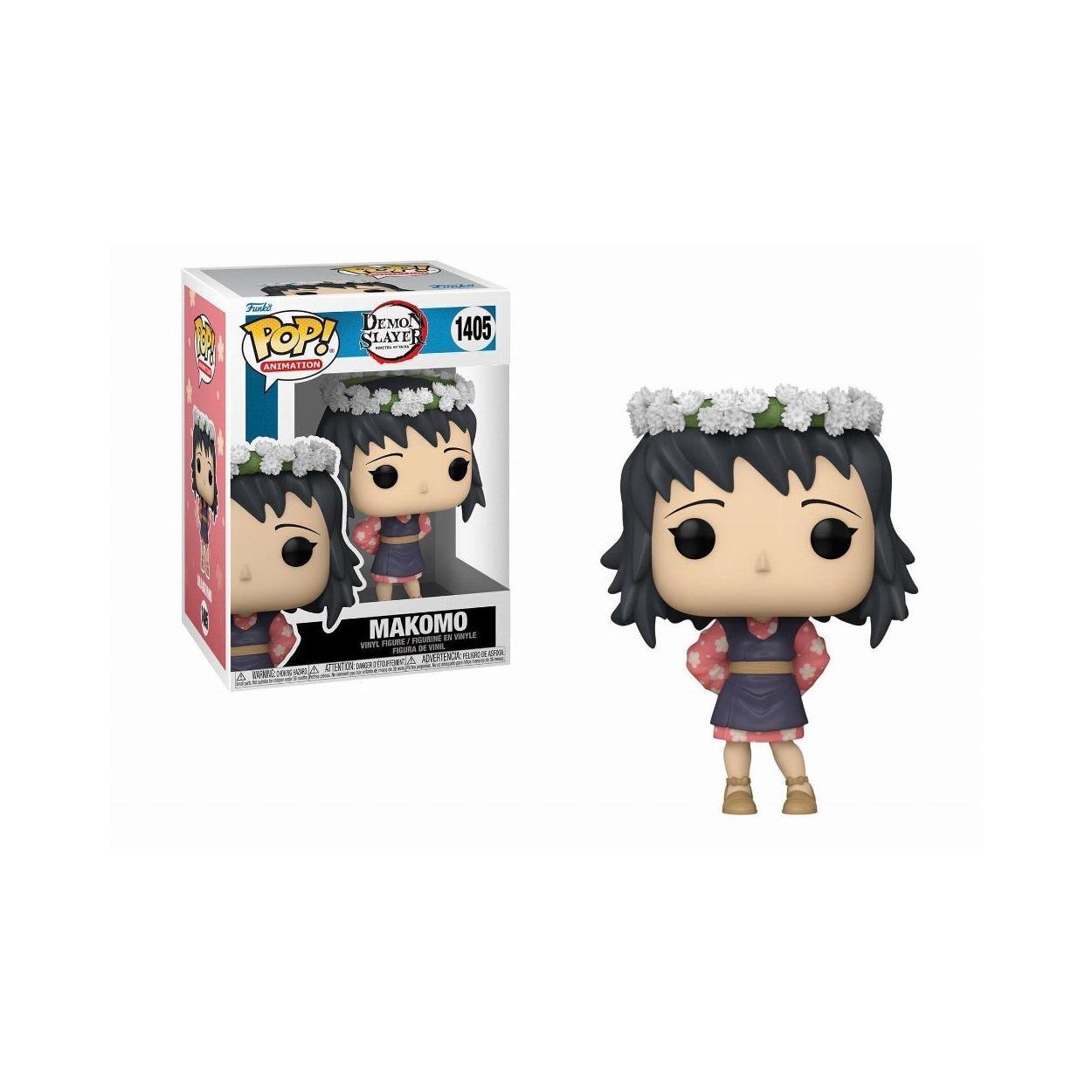 Funko Pop! Animation: Demon Slayer: Kimetsu No Yaiba - Makomo (Flower Headdress) #1405 Vinyl Figure Funko Pop! Animation: Demon Slayer: Kimetsu No Yaiba - Makomo (Flower Headdress) #1405 Vinyl Figure