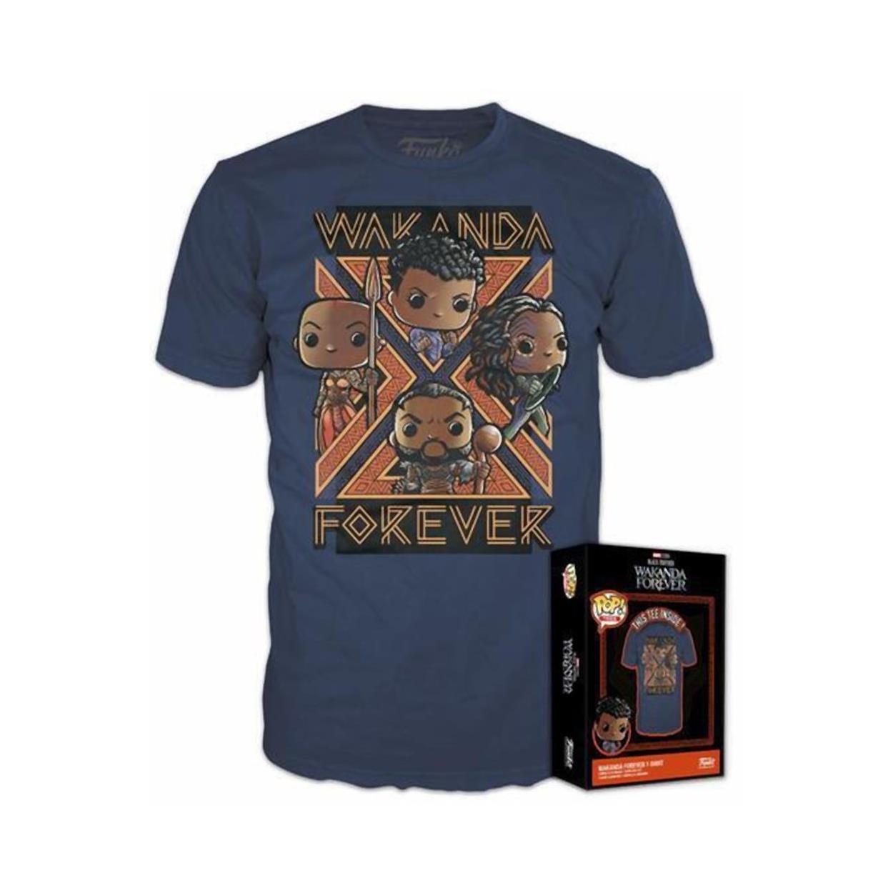 Funko Boxed Tee: Marvel Black Panther Wakanda Forever T-shirt (M) Funko Boxed Tee: Marvel Black Panther Wakanda Forever T-shirt (M)