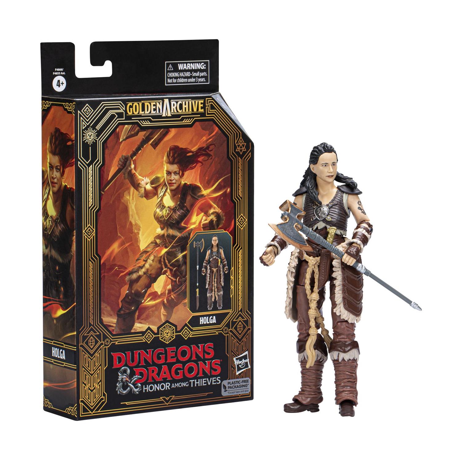 Hasbro Fans - Dungeons & Dragons Honor Among Thieves: Golden Archive Action Figure - Holga (F4866) Hasbro Fans - Dungeons & Dragons Honor Among Thieves: Golden Archive Action Figure - Holga (F4866)