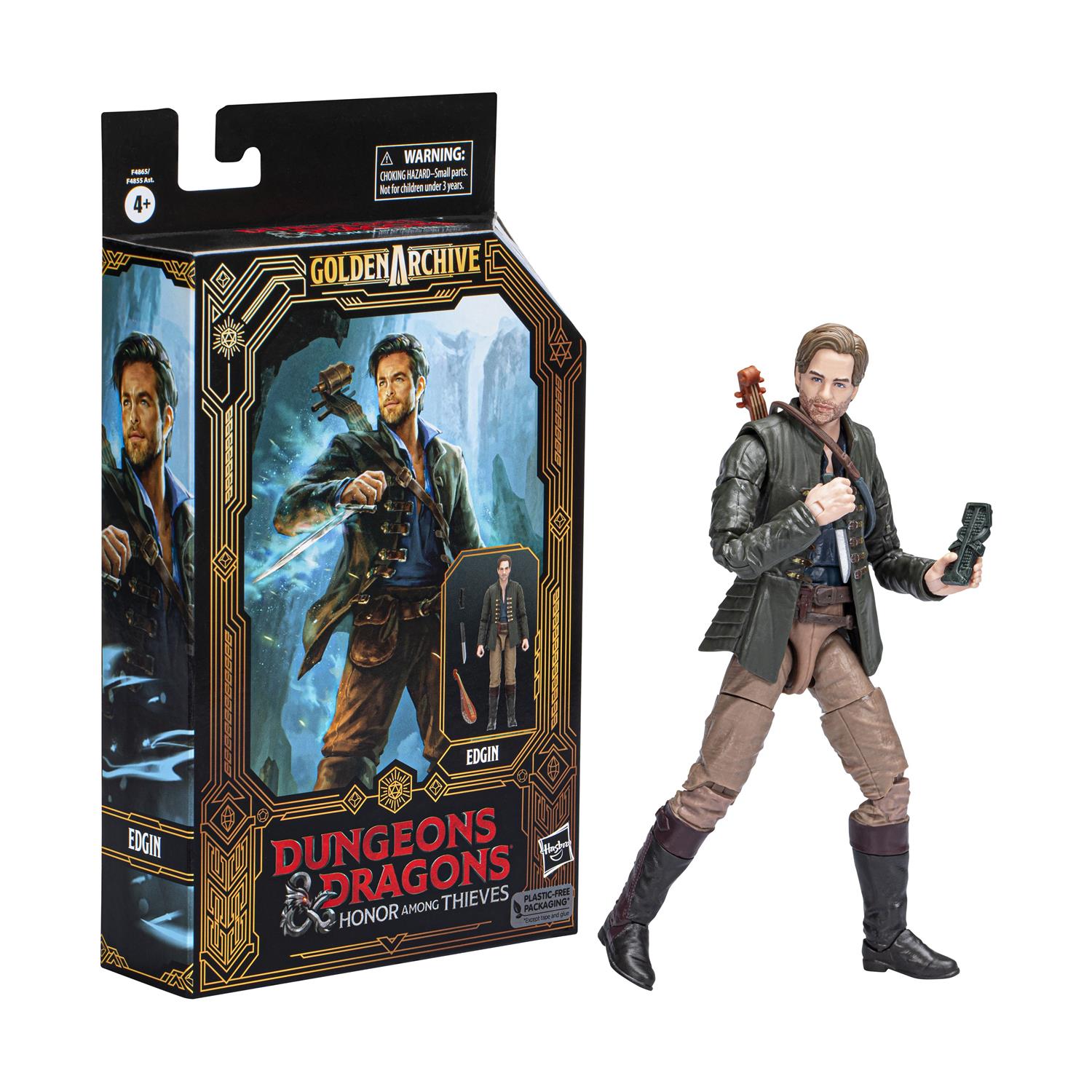 Hasbro Fans - Dungeons & Dragons Honor Among Thieves: Golden Archive Action Figure - Edgin (F4865) Hasbro Fans - Dungeons & Dragons Honor Among Thieves: Golden Archive Action Figure - Edgin (F4865)