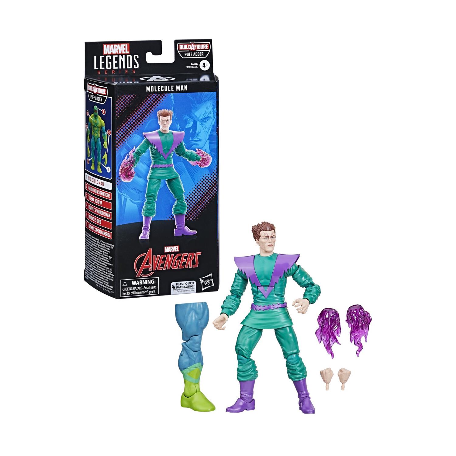 Hasbro Fans - Marvel Legends: Molecule Man Action Figure (15cm) (Build-A-Figure Puff Adder) (F6612) Hasbro Fans - Marvel Legends: Molecule Man Action Figure (15cm) (Build-A-Figure Puff Adder) (F6612)