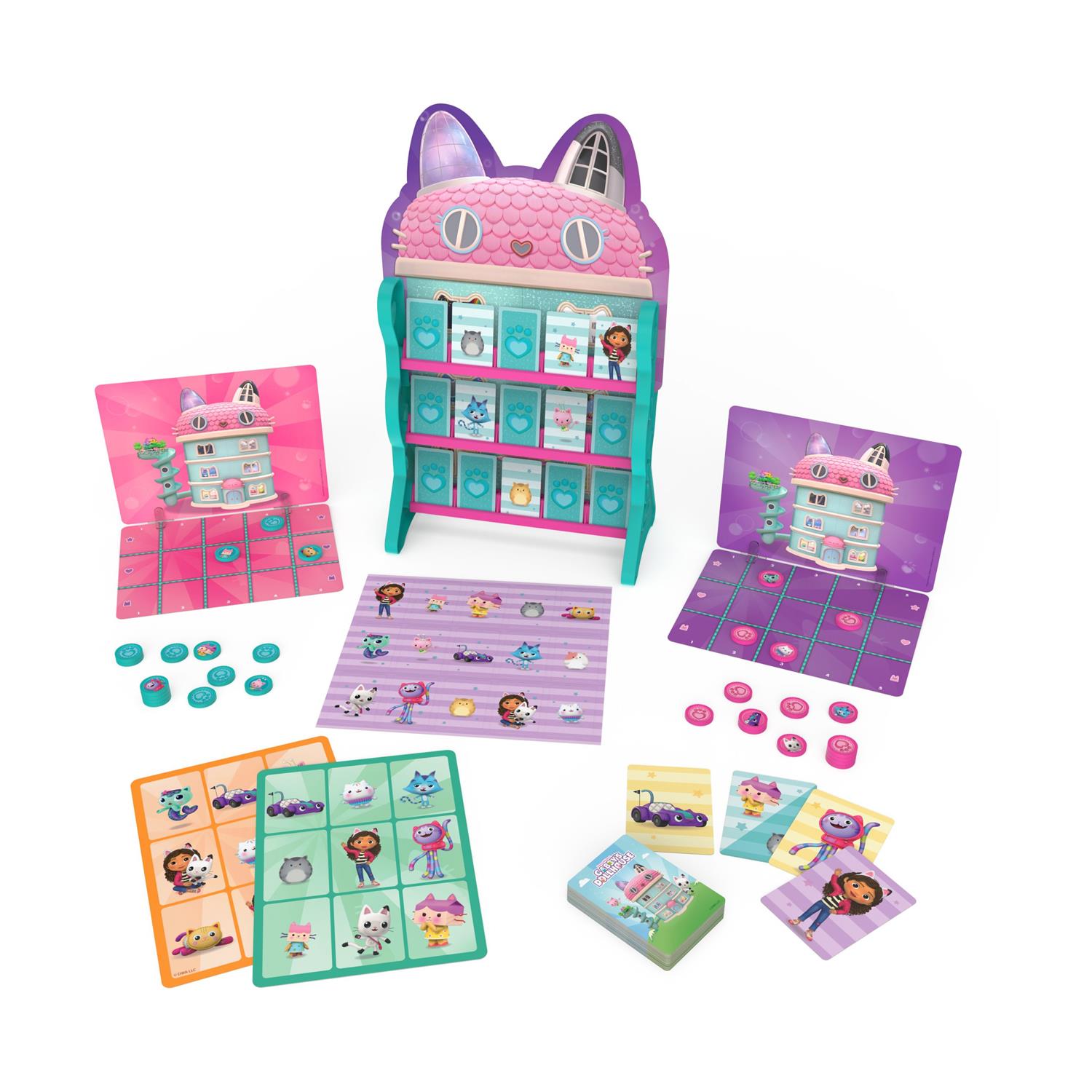Spin Master Gabby's Dollhouse: 8 Games Under 1 Roof - Board Games (6065857) Spin Master Gabby's Dollhouse: 8 Games Under 1 Roof - Board Games (6065857)