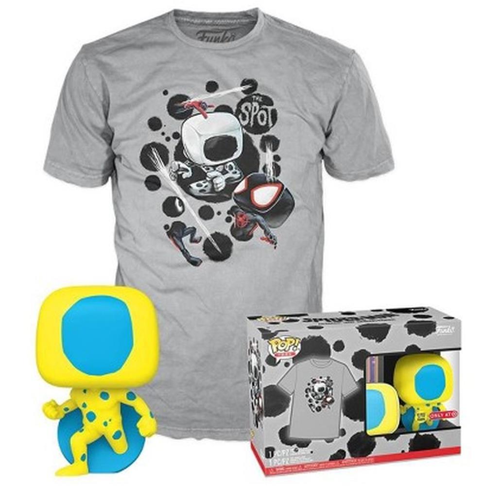 Funko Pop! & Tee (Adult) Marvel: Spider-Man Across the Spider-Verse - The Spot (Blacklight) (Special Edition) (Glows in the Dark) Bobble-Head Vinyl Figure and T-Shirt (XL) Funko Pop! & Tee (Adult) Marvel: Spider-Man Across the Spider-Verse - The Spot (Blacklight) (Special Edition) (Glows in the Dark) Bobble-Head Vinyl Figure and T-Shirt (XL)