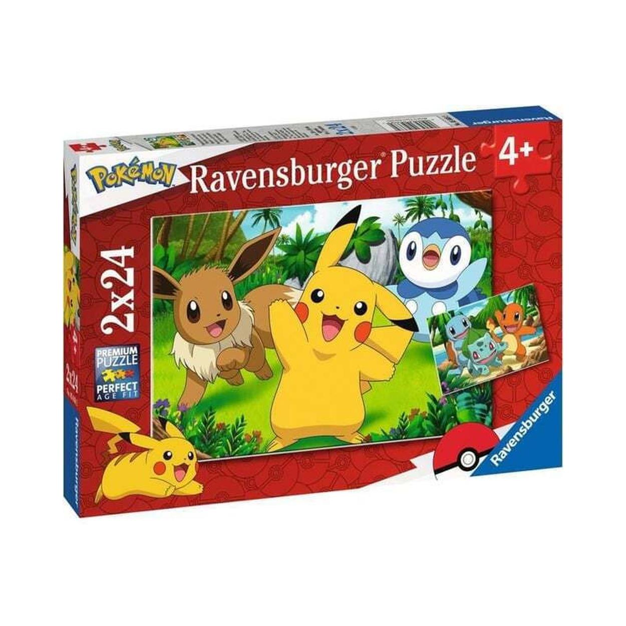 Ravensburger Puzzle: Pokemon Pikachu and Pals (2x24pcs) (05668) Ravensburger Puzzle: Pokemon Pikachu and Pals (2x24pcs) (05668)