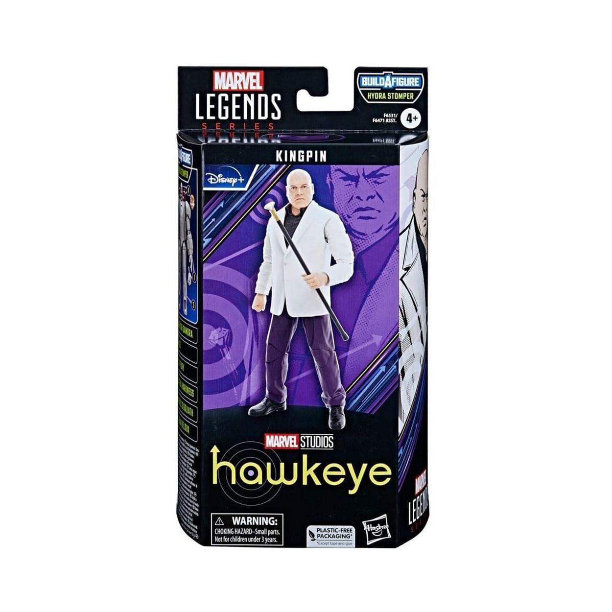 Hasbro Disney Marvel Legends Series: Build a Figure Hydra Stomper - Hawkeye Kingpin Action Figure (15cm) (F6531) Hasbro Disney Marvel Legends Series: Build a Figure Hydra Stomper - Hawkeye Kingpin Action Figure (15cm) (F6531)