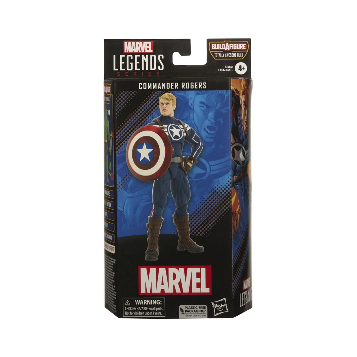 Hasbro Marvel Legends Series Build a Figure Totally Awesome Hulk: Commander Rogers Action Figure (15cm) (Excl.) (F3685) Hasbro Marvel Legends Series Build a Figure Totally Awesome Hulk: Commander Rogers Action Figure (15cm) (Excl.) (F3685)