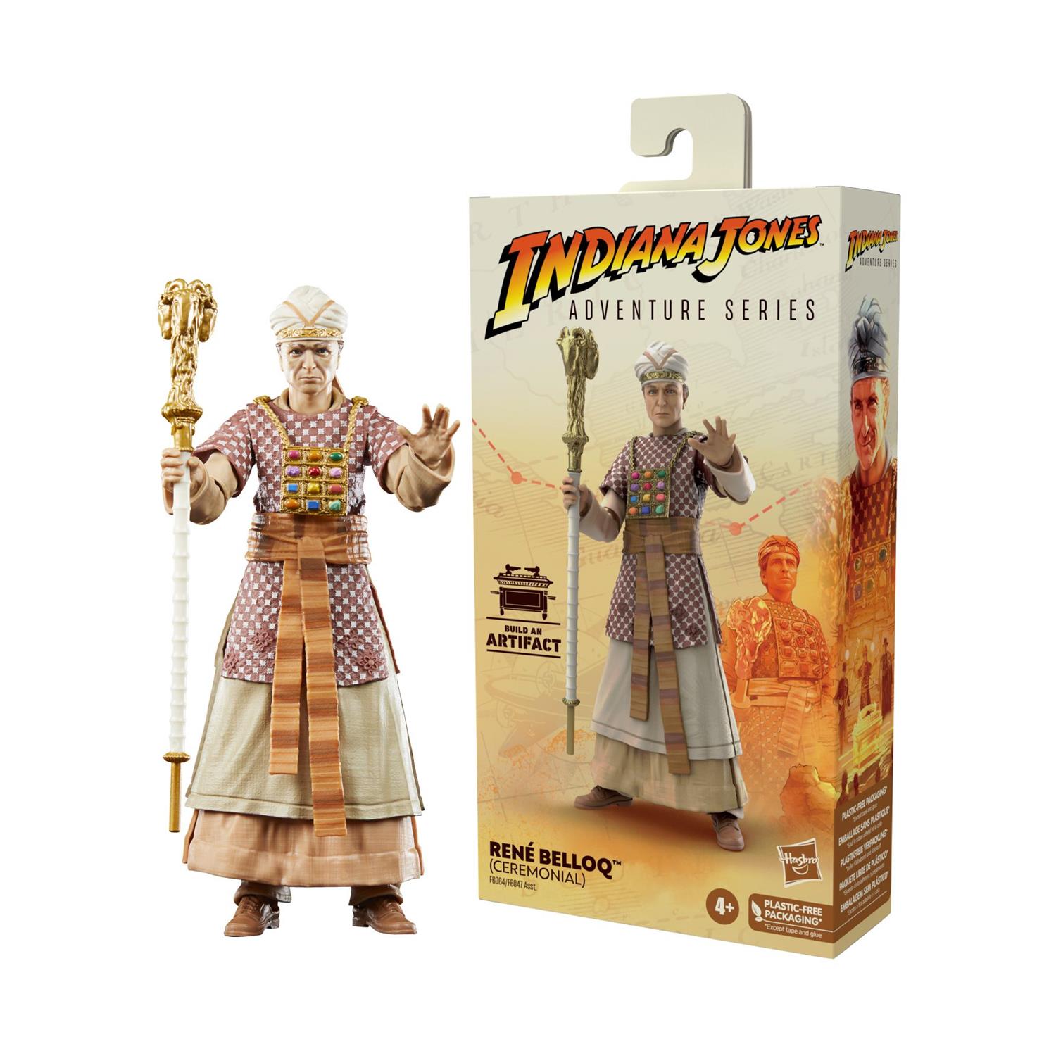 Hasbro Fans Adventure Series: Indiana Jones - Rene Belloq (Ceremonial) Action Figure (15cm) (Excl.) (F6064) Hasbro Fans Adventure Series: Indiana Jones - Rene Belloq (Ceremonial) Action Figure (15cm) (Excl.) (F6064)