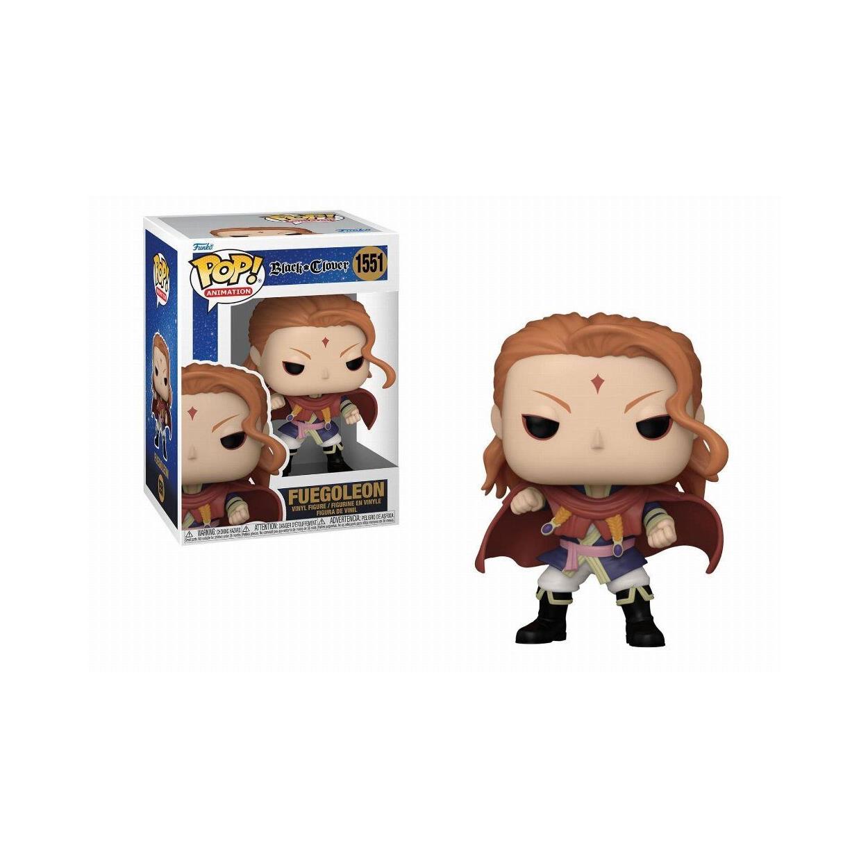 Funko Pop! Animation: Black Clover - Fuegoleon #1551 Vinyl Figure Funko Pop! Animation: Black Clover - Fuegoleon #1551 Vinyl Figure